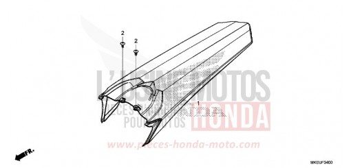 GARDE-BOUE ARRIERE CRF450LK de 2019